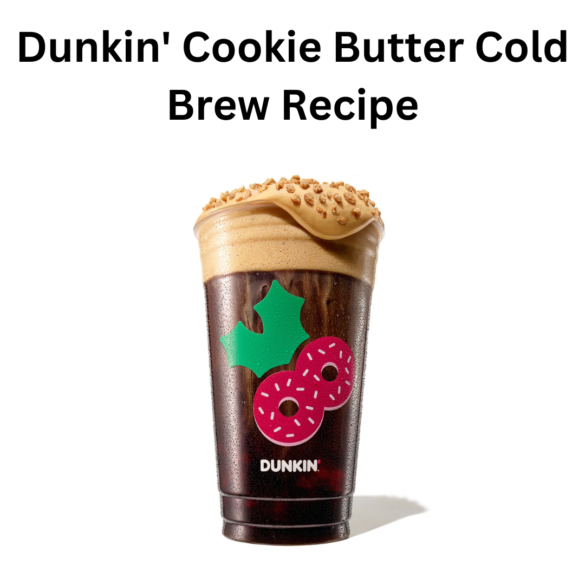 Dunkin' Cookie Butter Cold Brew Recipe