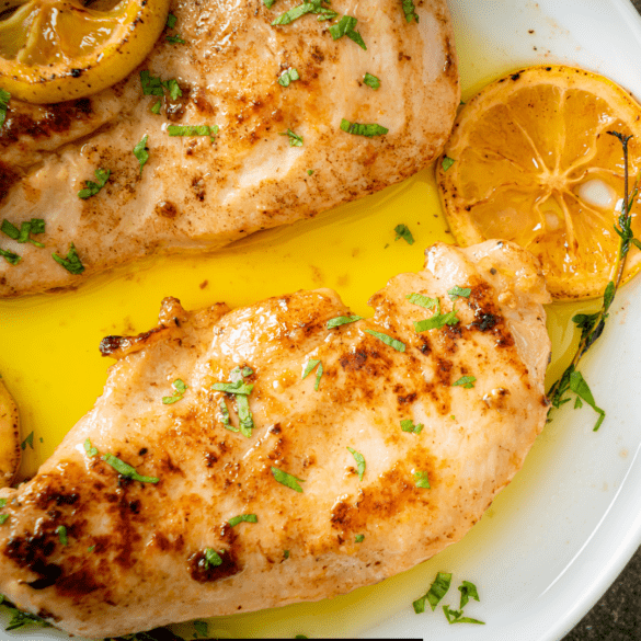 Oven Baked Chicken Cutlets (No Breading)