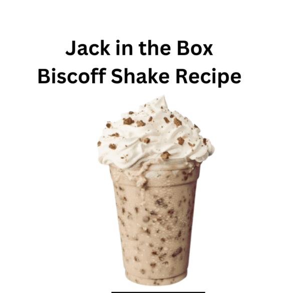 Jack in the Box Biscoff Shake Recipe